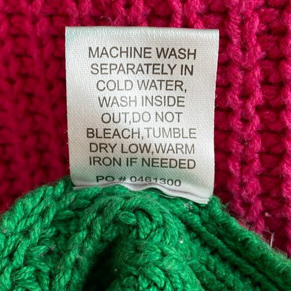 Show Me Your Mumu Mina Sweater Size XS Feliz Stripe Oversized Maximalist Xmas - Picture 12 of 13